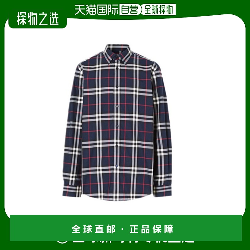 香港直邮Burberry 徽标衬衫 39546631长袖博柏利潮牌时尚高级感