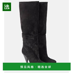 香港直邮Proenza Schouler 普罗恩萨·施罗 女士 90 圆锥绒面革靴