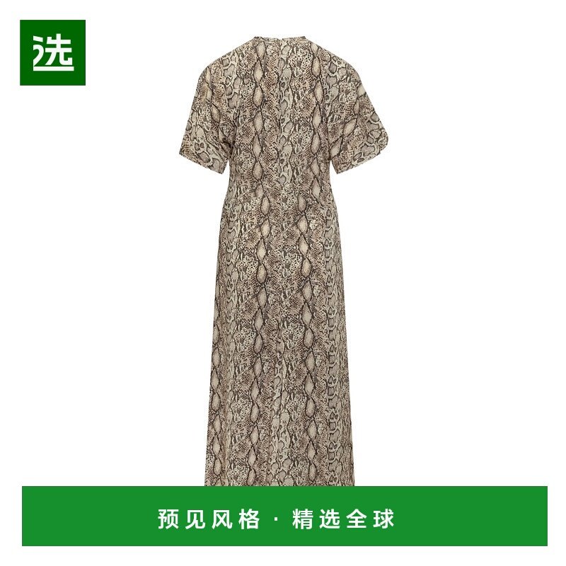 香港直邮Isabel Marant 短袖连衣裙 RO0681FBC1J05I真丝