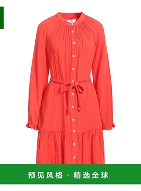 1h可退 香港直邮Xirena 女士 衬衫式连衣裙 orange橙色 舒适时尚