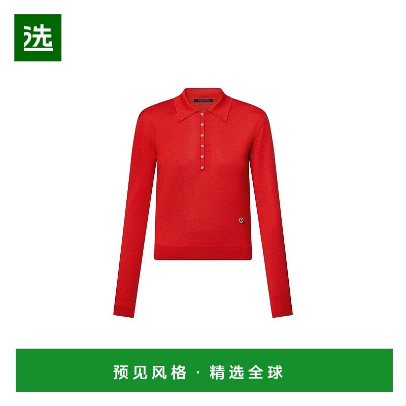 1h可退 欧洲直邮LV路易威登 25秋冬  LVU64D6XRED 女士 长袖Polo