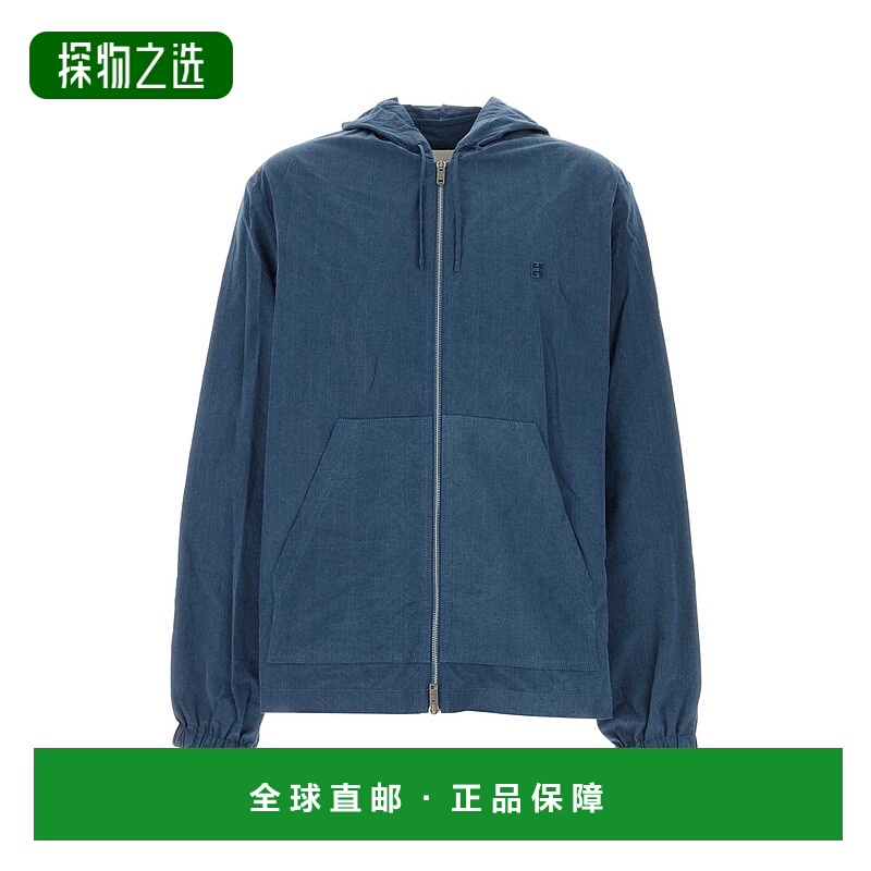 香港直邮Givenchy 纪梵希 男士 长袖连帽拉链卫衣 BM017T1YGH