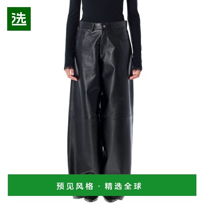 1h可退 香港直邮Haikure 女士 Bethany 皮革长裤 HEW03296PL002TP