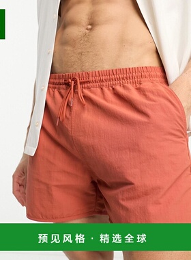 1h可退 香港直邮CARHARTT WIP 男士 rune 橙色泳裤 orange橙色 舒