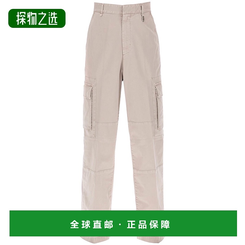 欧洲直邮FENDI芬迪 男士休闲裤 FB0886AO6YF1LU2工装阔腿裤