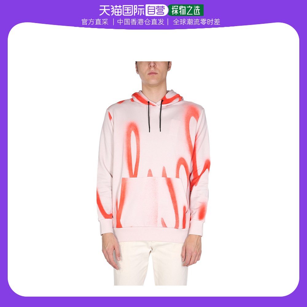 香港直邮paul smith logo印花抽绳连帽衫 m1r180tfp2689