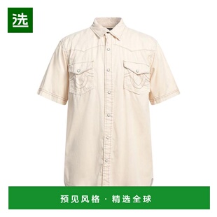 1h可退 【美国直邮】True Religion男士衬衫短袖直筒型时尚舒适百