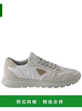 香港直邮Prada 圆头系带运动鞋 2EE436D7CFG000普拉达