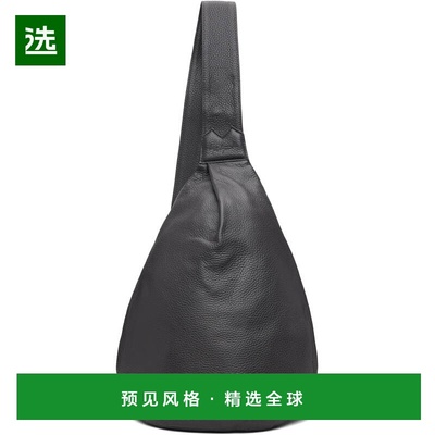 1h可退 香港直邮Yohji Yamamoto 山本耀司 女士 灰色中号褶裥斜挎