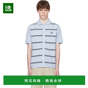 1h可退 香港直邮Fred Perry 弗莱德.派瑞 男士 蓝色 Striped Butt