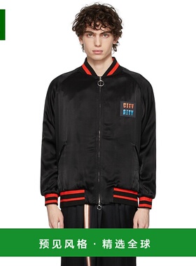 1h可退 香港直邮Rabanne 男士 黑色 City 飞行员夹克 22ECBL030VI