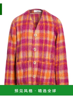 1h可退 香港直邮Séfr 男士 针织开衫 orange橙色 舒适时尚