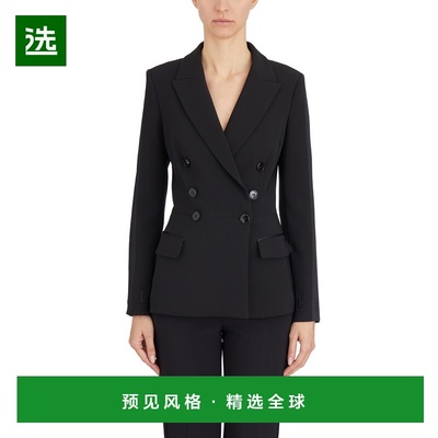 1h可退 香港直邮Elisabetta Franchi 女士 DETAILS 双排扣缎面夹