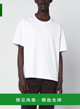 1h可退 香港直邮Séfr 男士 MAURO 白色有机棉T恤 MFW25MAUR