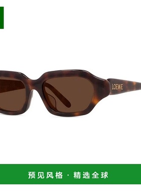 1h可退 香港直邮LOEWE 罗意威 女士 LW40157U 52G 窄款太阳镜 LW4