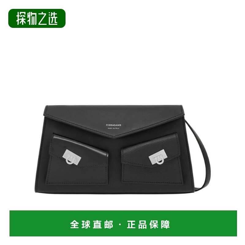 香港直邮Salvatore Ferragamo Hug 多口袋迷你包 220916