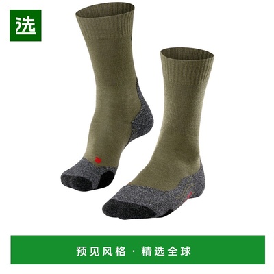 1h可退 香港直邮Falke 男士 TK2 EXPLORE 绿色袜子 16474