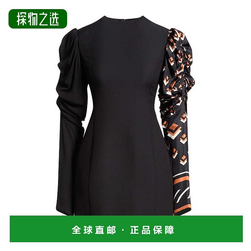 香港直邮valentino 华伦天奴 女士 紧身连衣裙 black黑色 舒适时