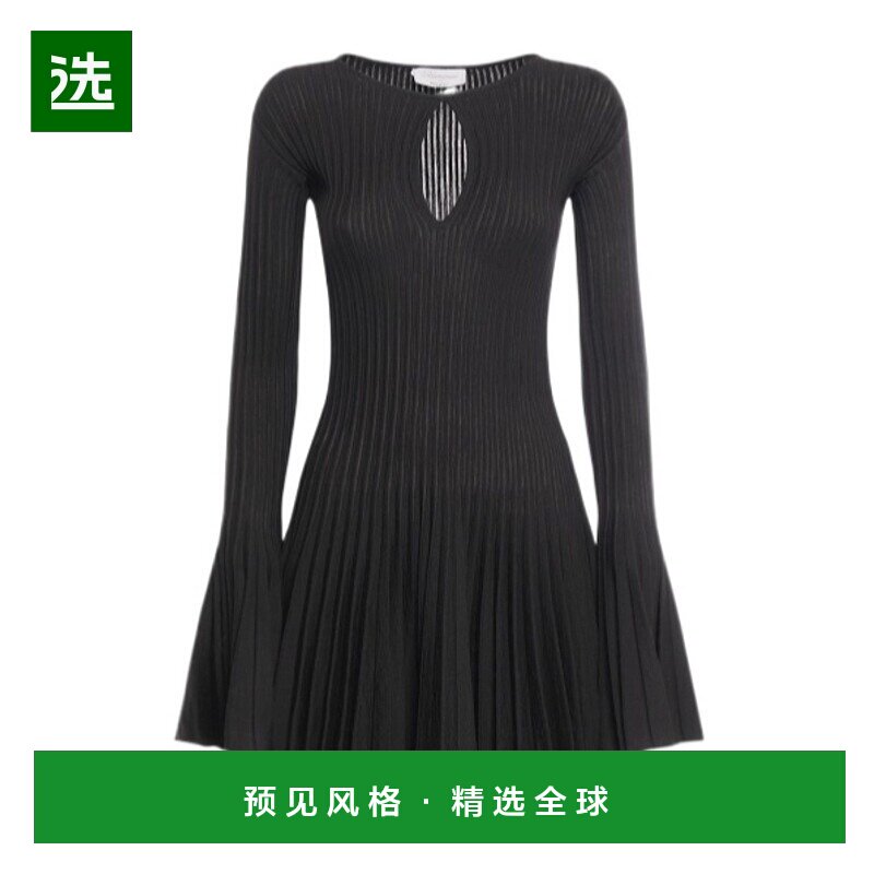 香港直邮Blumarine 褶皱裙摆连衣裙 78I-P0D010