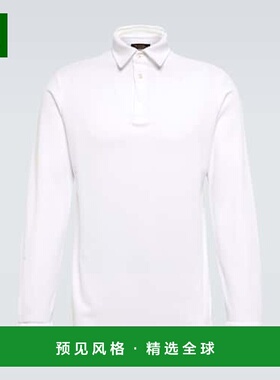 香港直邮Loro Piana 诺悠翩雅 男士 棉质长袖Polo毛衣 001149
