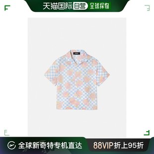 Contrasto 儿童粉色衬衫 范思哲 欧洲直邮versace