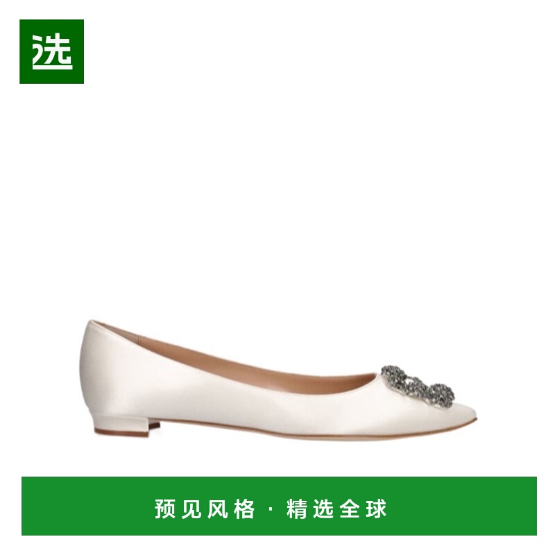 香港直邮Manolo Blahnik Hangisi 浅口平底鞋 73I-0C4009