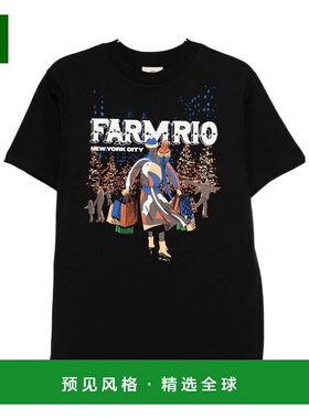 香港直邮FARM RIO 女士T恤 354560L0002 SS2026 黑色