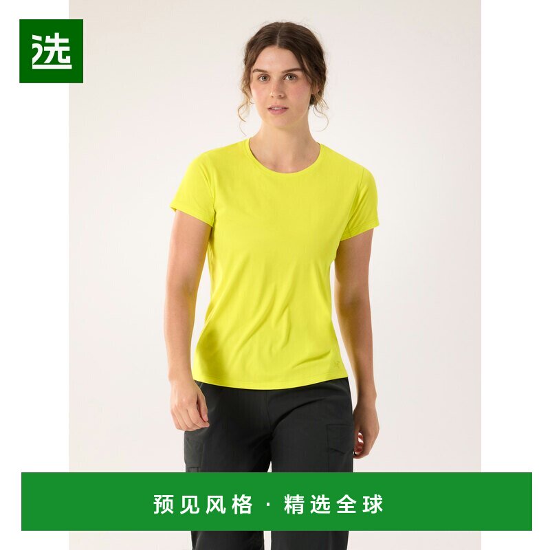 欧洲直邮Arc'teryx TAEMA短袖圆领衬衫 女装始祖鸟速干户外