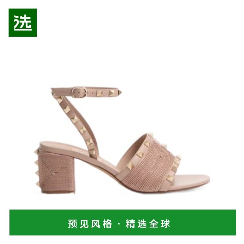 香港直邮Valentino ROCKSTUD高跟凉鞋 WS0MH6HJQ华伦天奴