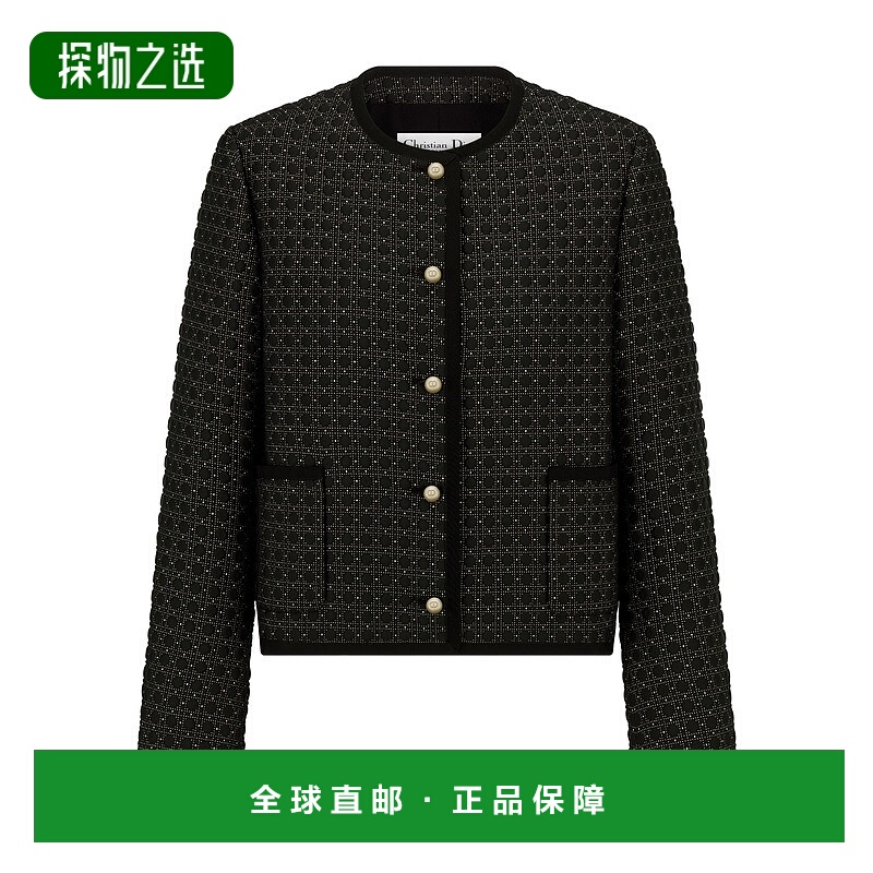 自营欧洲直邮Dior/迪奥 女士Microcannage 短款夹克
