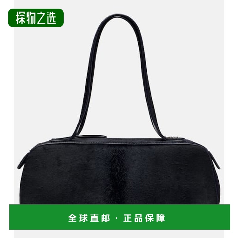 香港直邮KHAITE 女士 Simona 小牛毛肩包 blue蓝色 舒适时尚