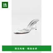 香港直邮Paris 70mm Texas 1h可退 女士 Lidia 凉拖 metal金属色