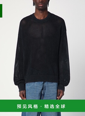 1h可退 香港直邮Represent 男士 黑色棉质毛衣 MLM3821CO01