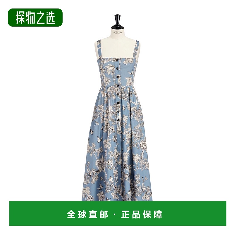 香港直邮Dior 吊带连衣裙 541D57A3A91迪奥