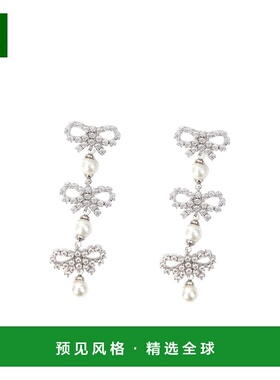 香港直邮SELF-PORTRAIT 女士耳饰 PF25613EPSL SS2025 银色