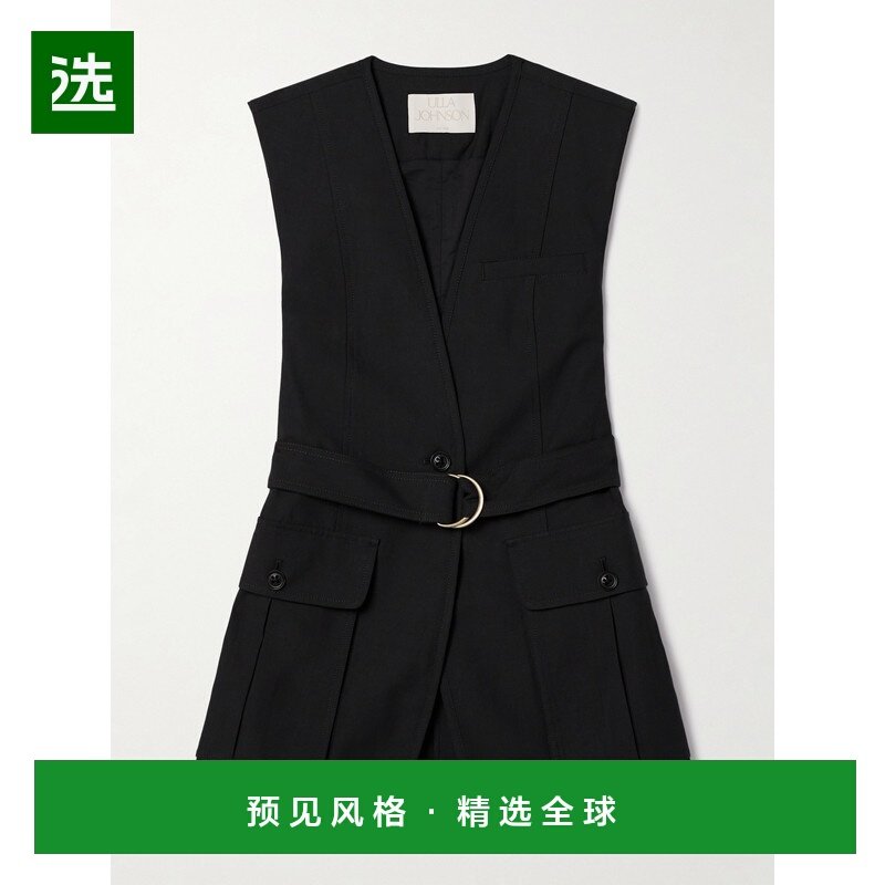 1h可退 香港直邮ULLA JOHNSON 女士 Twyla and TENCEL™ 束带棉质,女装/女士精品,马夹,淘宝优惠券,粉丝福利购,淘宝优惠卷