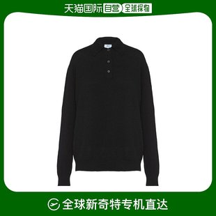 香港直邮Prada Polo领针织套衫 99新未使用 P24Q1P100HS221