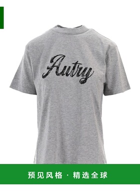 1h可退 香港直邮AUTRY 女士T恤 TSPWI5CDD AW2025 灰色 T-SHIRT M
