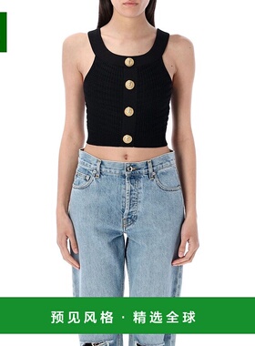 1h可退 香港直邮Balmain 巴尔曼 女士 无袖背心 EF0AB426KI42