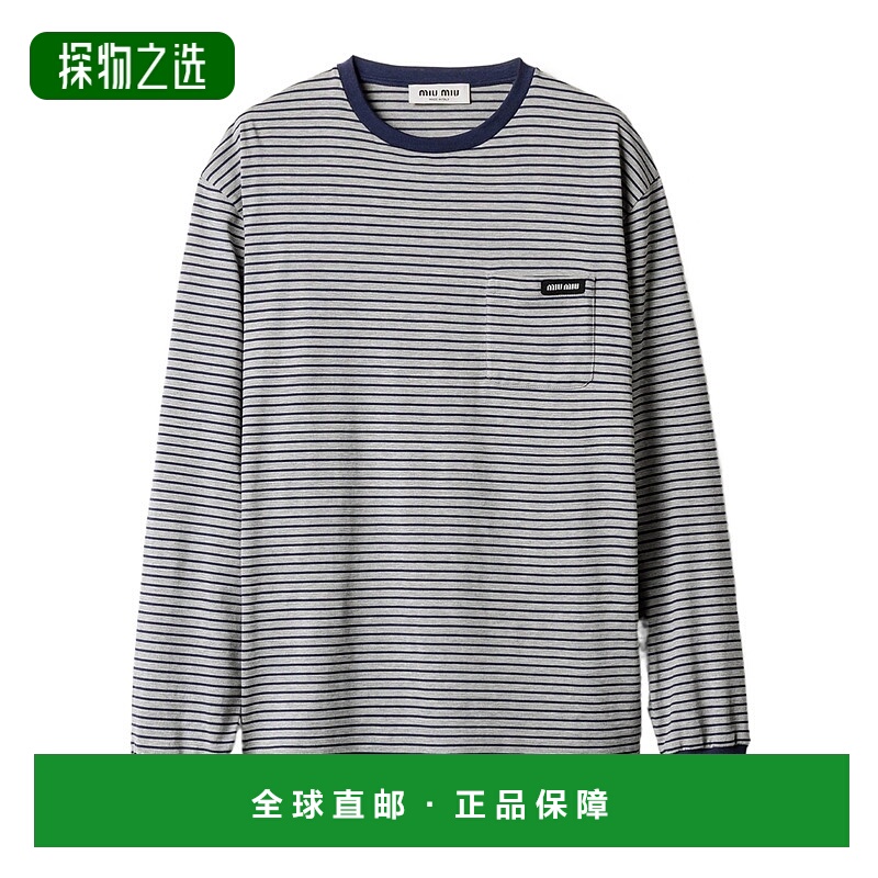 香港直邮Miu Miu 长袖针织T恤 MJLA2214RTSOOO