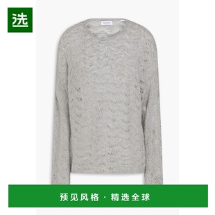 1h可退 香港直邮NAADAM 女士 洞眼针织羊绒毛衣 NWCT005373CEMENT