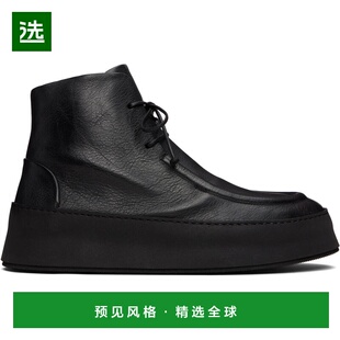 1h可退 香港直邮marsell 男士 黑色 Cassapana 踝靴 MM4131P018