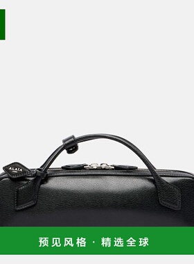 1h可退 香港直邮Alaïa 女士 Le Teckel 小号皮革手包 black黑色