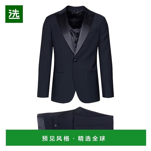 1h可退 香港直邮armani 阿玛尼 男士 长袖西装外套和裤子套装 8CG