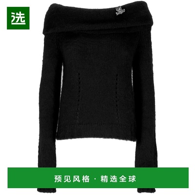 香港直邮BLUMARINE 女士针织衫 A544M183AN0990 AW2025 黑色毛衣