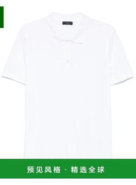 香港直邮FAY 男士T恤 NPMB250144STDWB001 SS2025 白色 短袖Polo