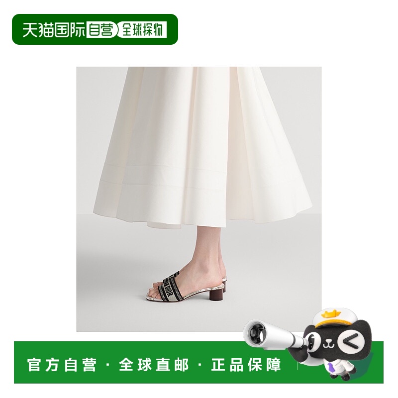 欧洲直邮DIOR (2025新品) Dway Dior Lucky 高跟穆勒鞋迪奥