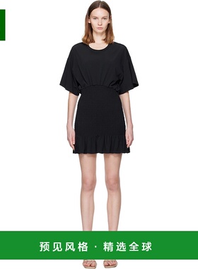 1h可退 香港直邮The Attico 女士 黑色 Fluid Cady 连衣裙 251WCA