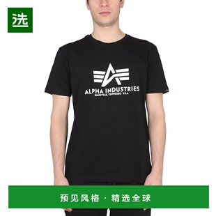 1h可退 香港直邮Alpha Industries 男士 带LogoT恤 100501