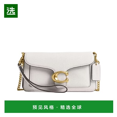香港直邮COACH 女士斜挎包 CBF14B4HA SS2026 白色 Tabby 19 单肩